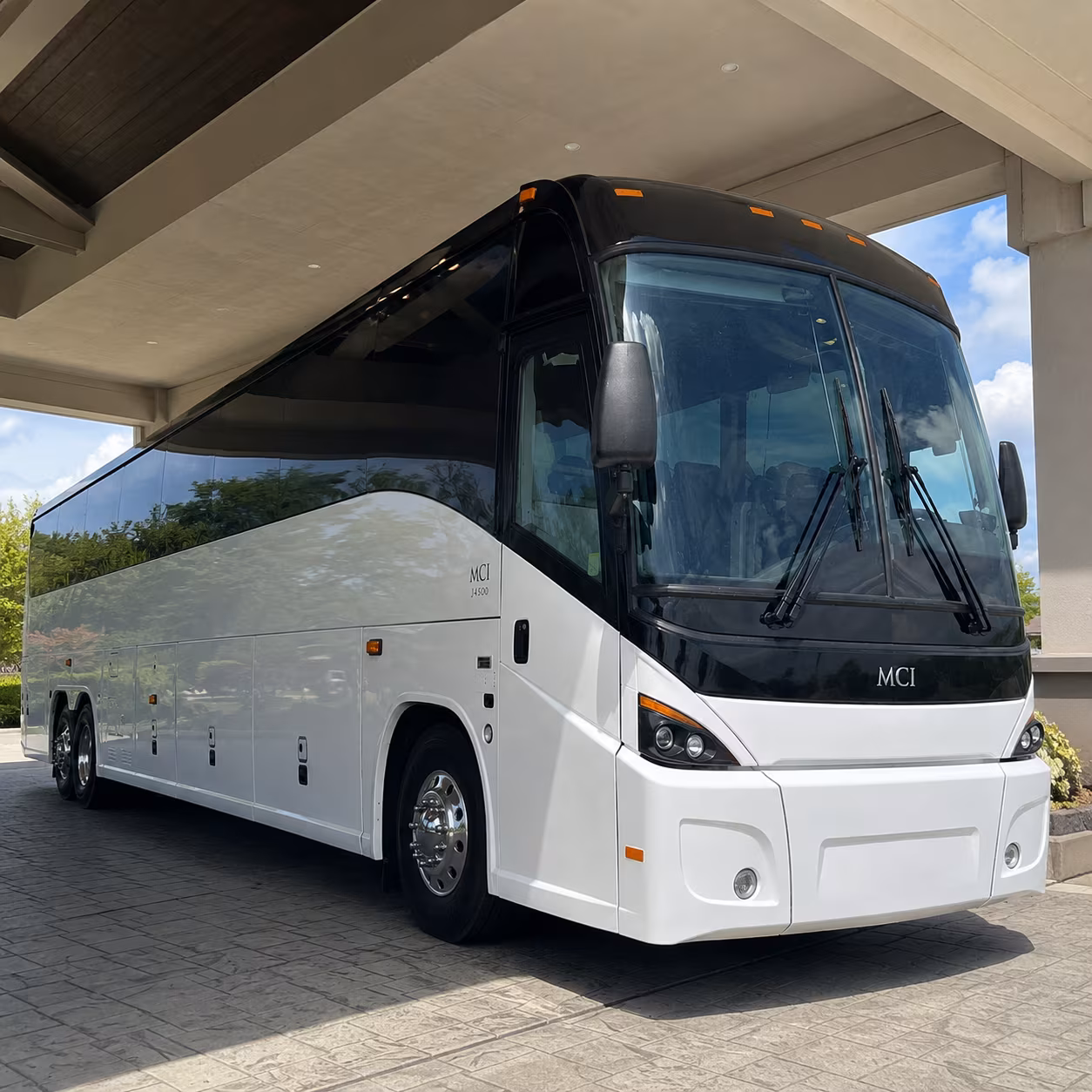 billings 56 passenger charter bus