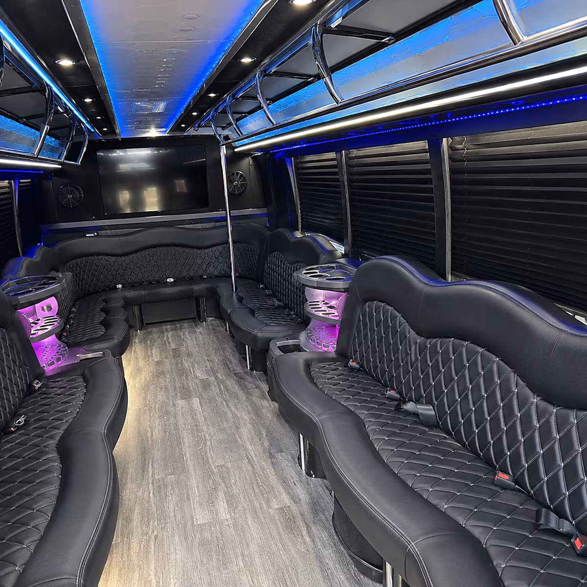 billings party bus inside