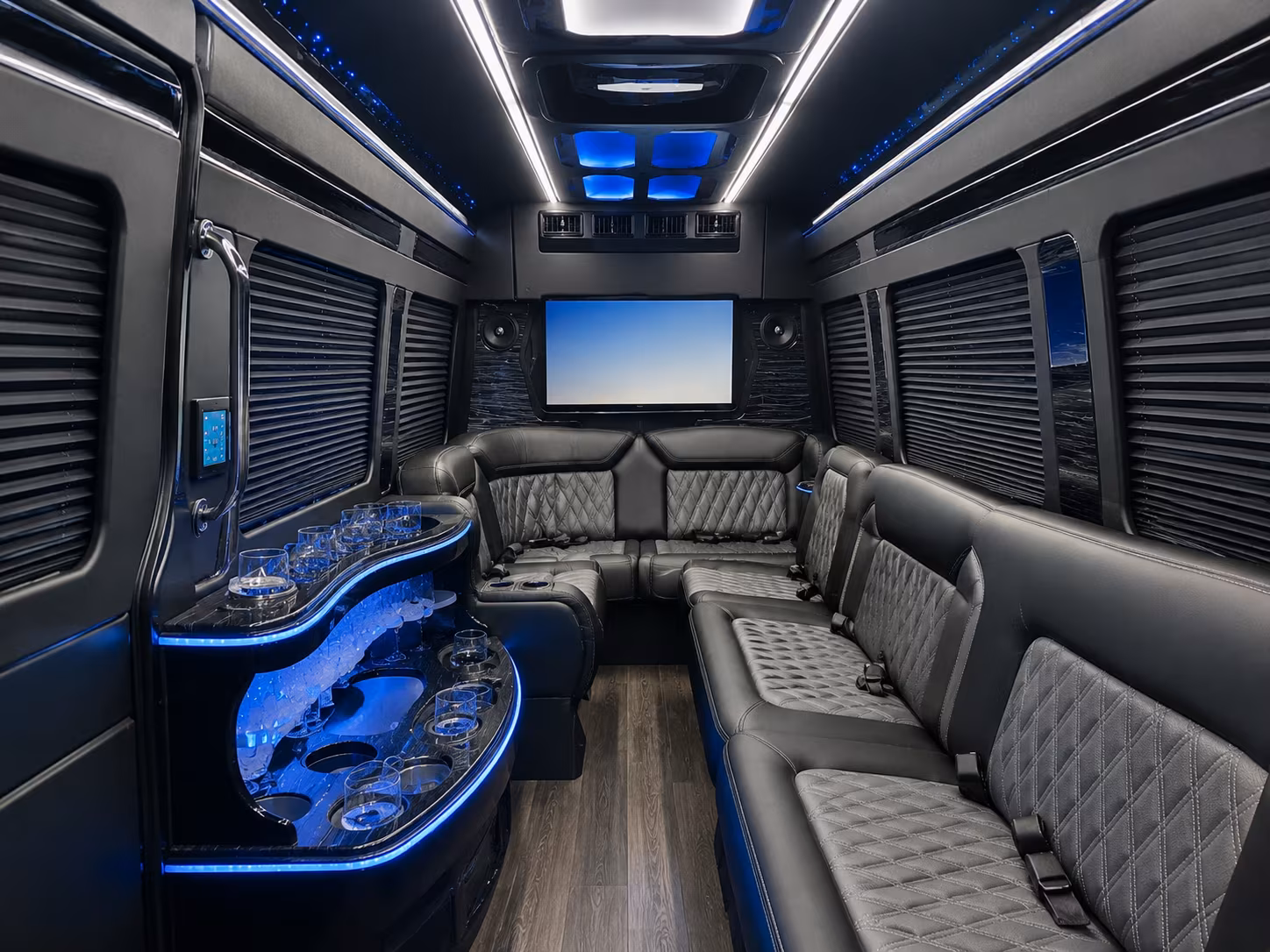 billings sprinter limousine interior